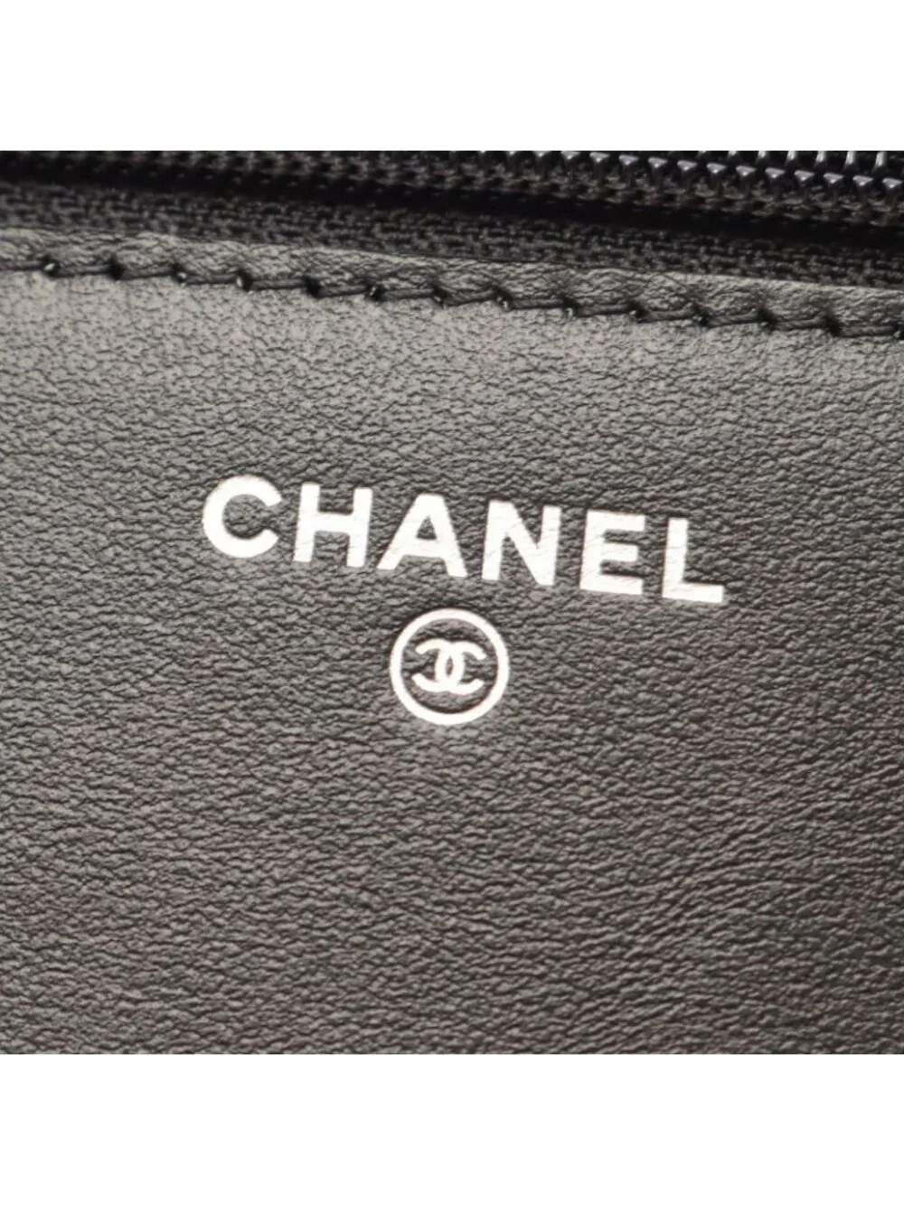 Chanel Shoulder Bag Boy Quilted Black Caviar Leather Boy Chain Wallet